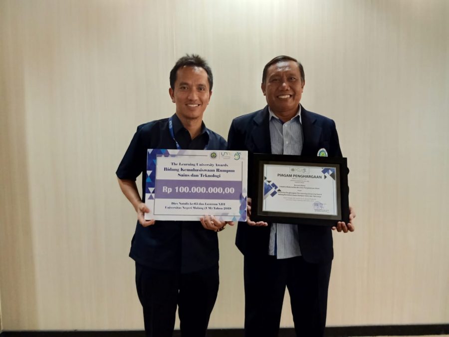 Jurusan Kimia meraih The Learning University Awards 2019