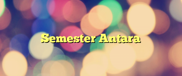 Semester Antara T.A 2019/2020