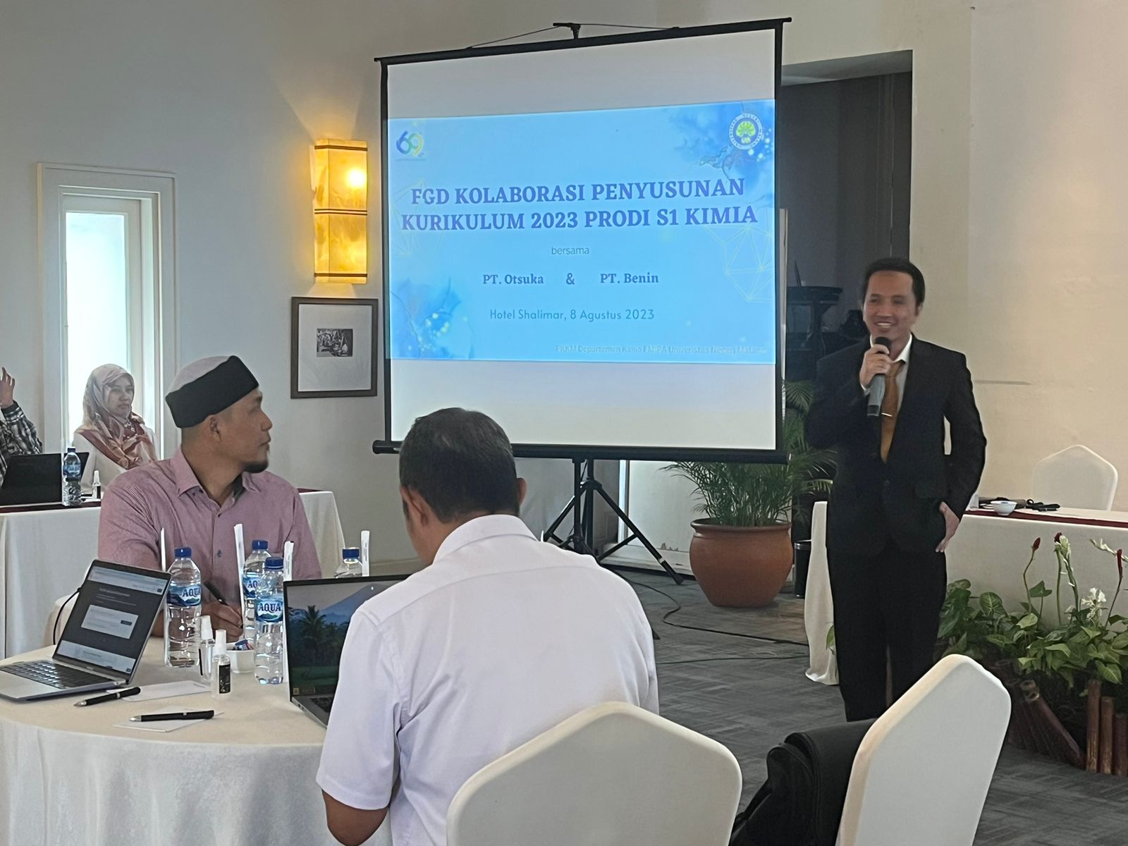 FGD Kolaborasi Penyusunan Kurikulum 2023 Prodi S1 Kimia Bersama PT. Otsuka Indonesia dan PT. Bennin Internasional