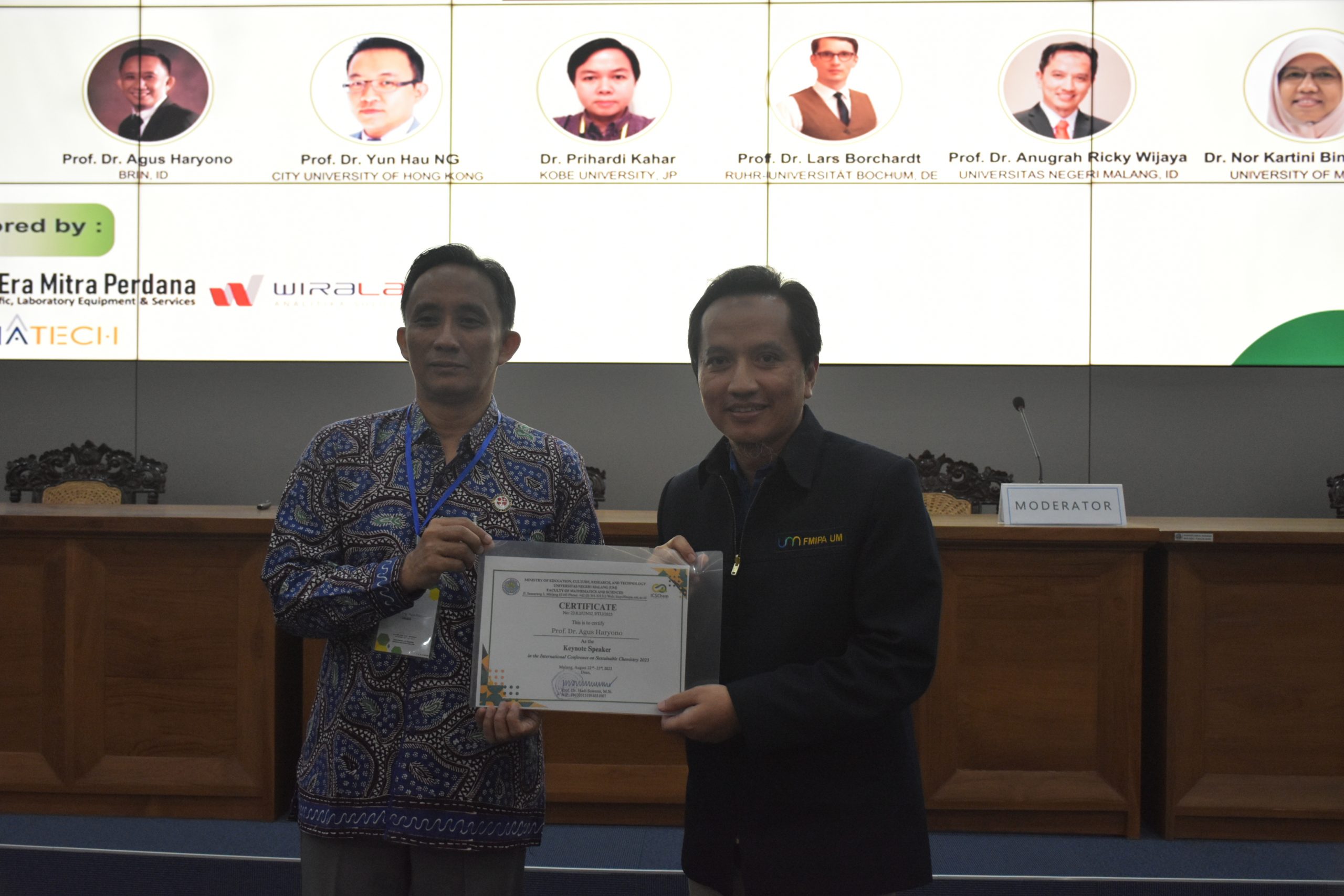 Guest Lecture: Sustainable Materials from Prof. Agus Haryono BRIN