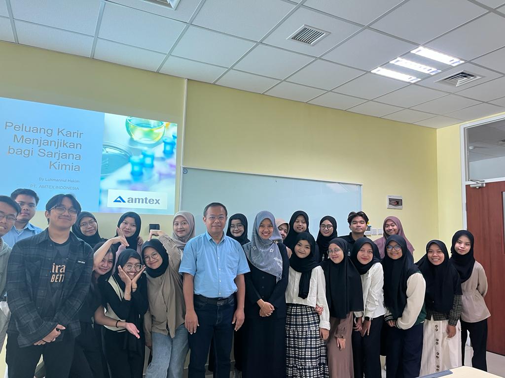 Departemen Kimia gandeng PT Amtex Indonesia Untuk Kuliah Praktisi di Universitas Negeri Malang