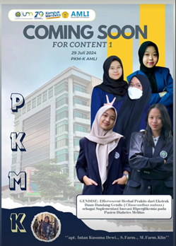 Mahasiswa Farmasi UM Raih Pendanaan PKM AMLI dengan Inovasi Kesehatan Terkini