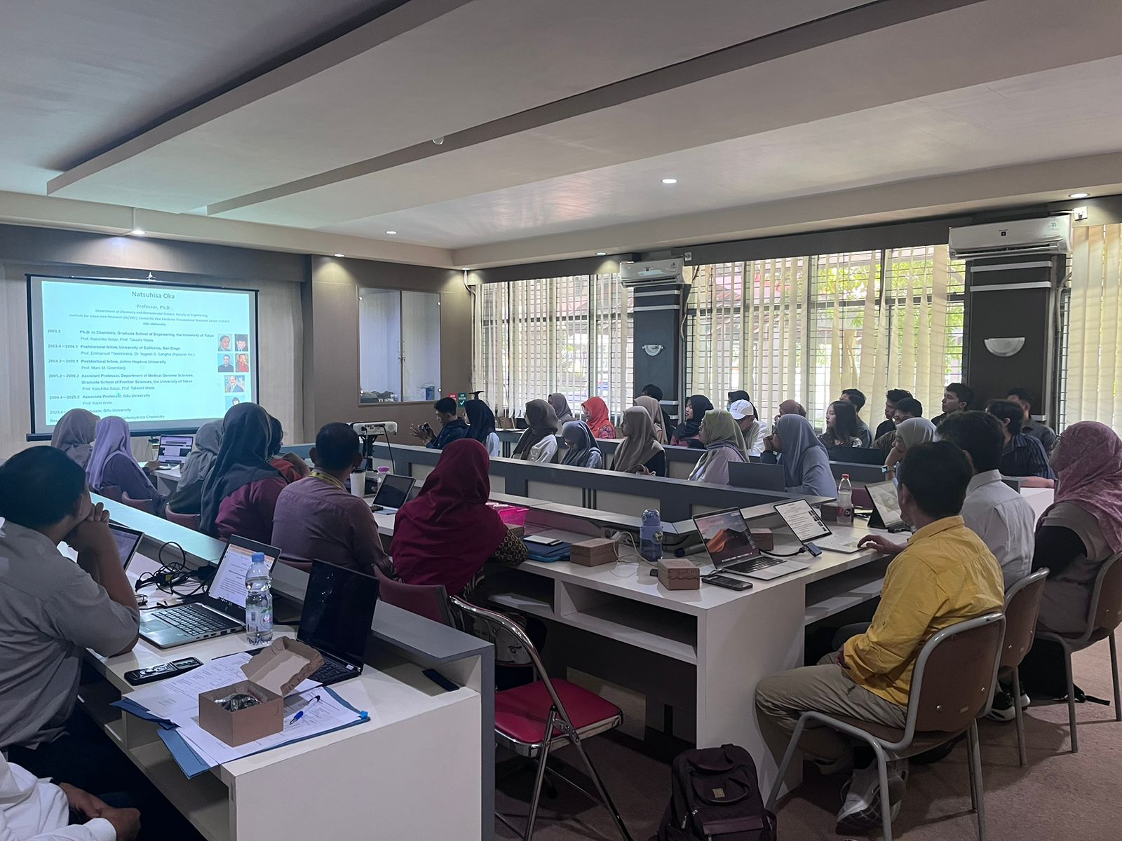 Guest Lecture: Introduction to School of Chemical Sciences: Academic and Research oleh Prof. Rohana Adnan dari Universiti Sains Malaysia (USM)